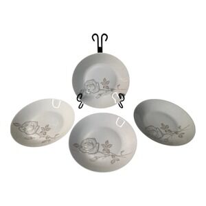 4 Rosenthal Germany Continental Classic Rose Bread & Butter Salad Plates 7.5"